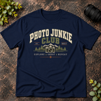 Photo Junkie Club Explore.Shoot.Repeat T-Shirt