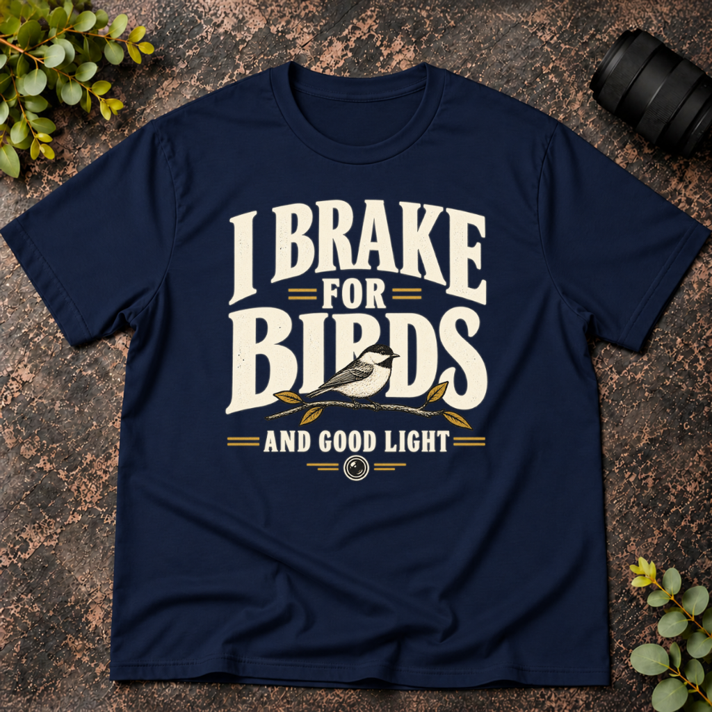 I Brake for Birds and Good Light T-Shirt
