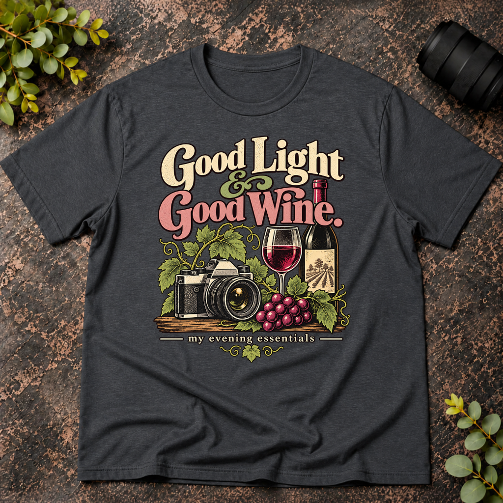 Good Light and Good Wine. T-Shirt