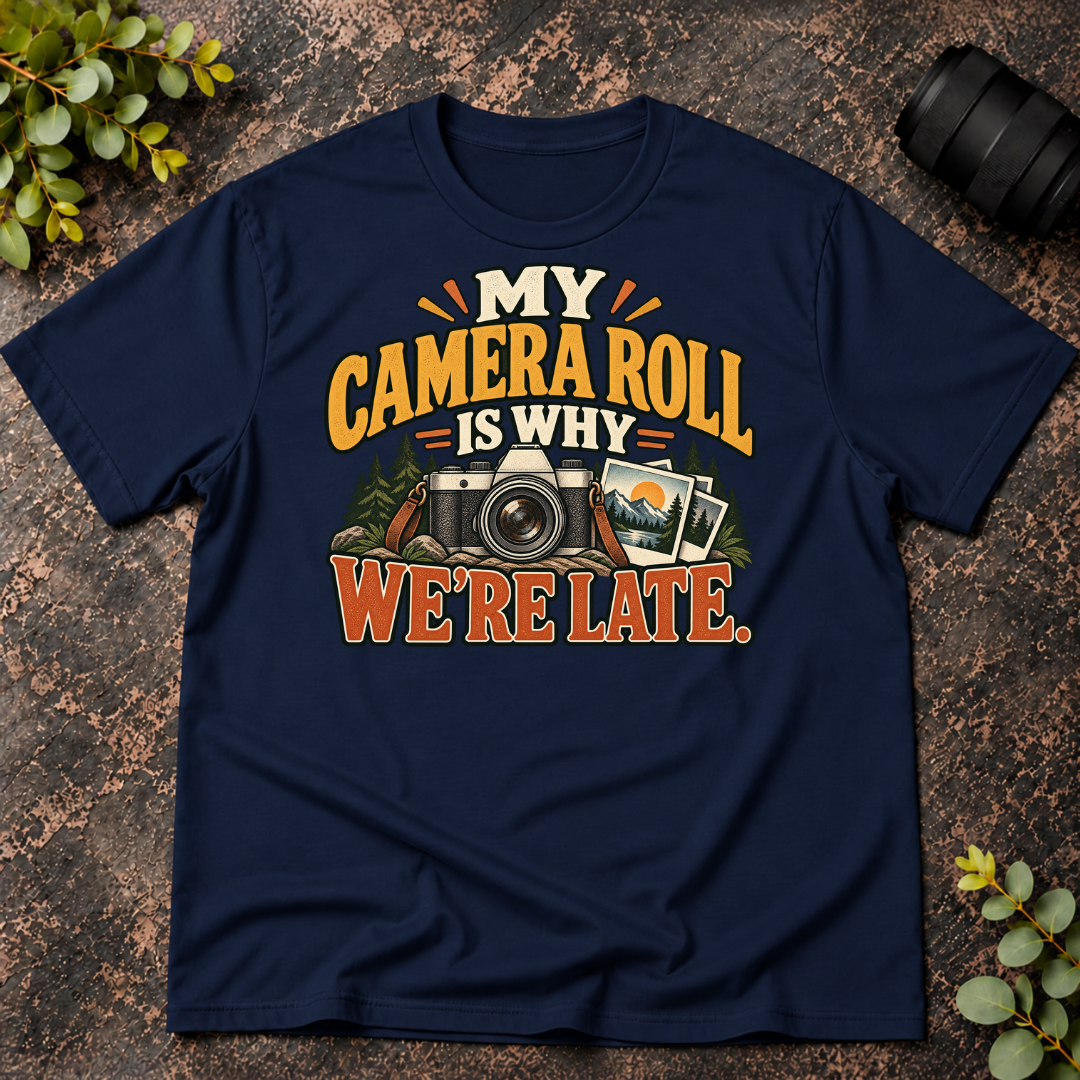 My Camera Roll is Why We're Late T-Shirt