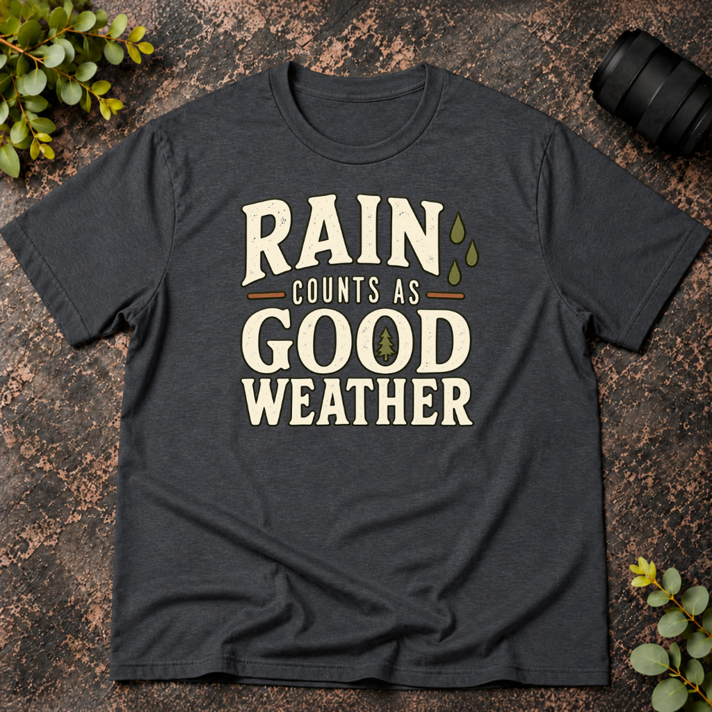 Rain Counts as Good Weather T-Shirt