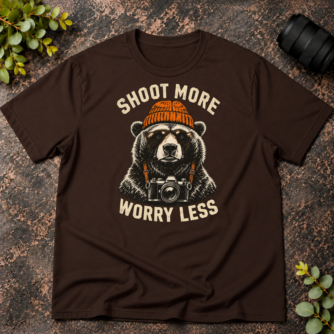 Shoot More Worry Less T-Shirt