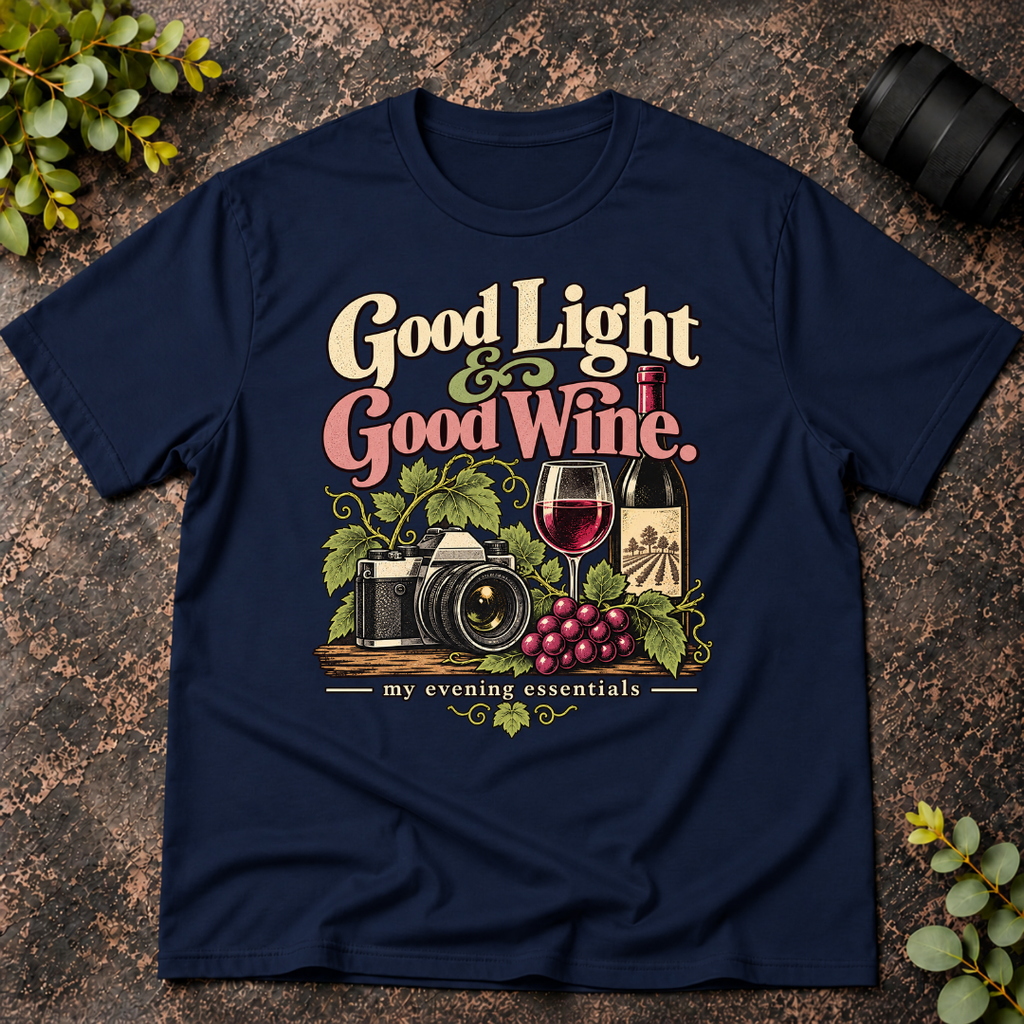 Good Light and Good Wine. T-Shirt