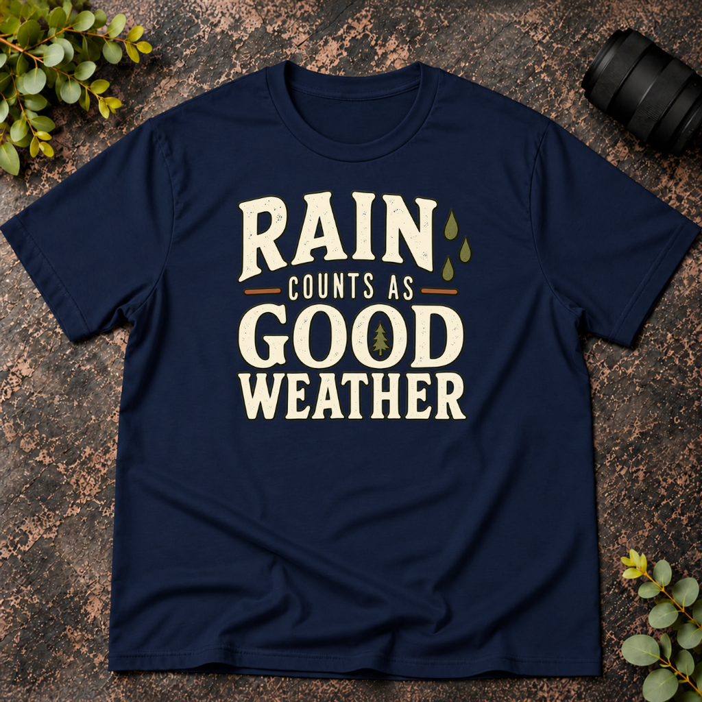 Rain Counts as Good Weather T-Shirt