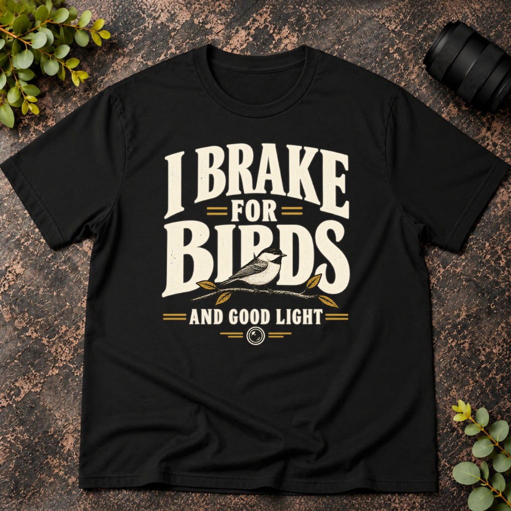 I Brake for Birds and Good Light T-Shirt