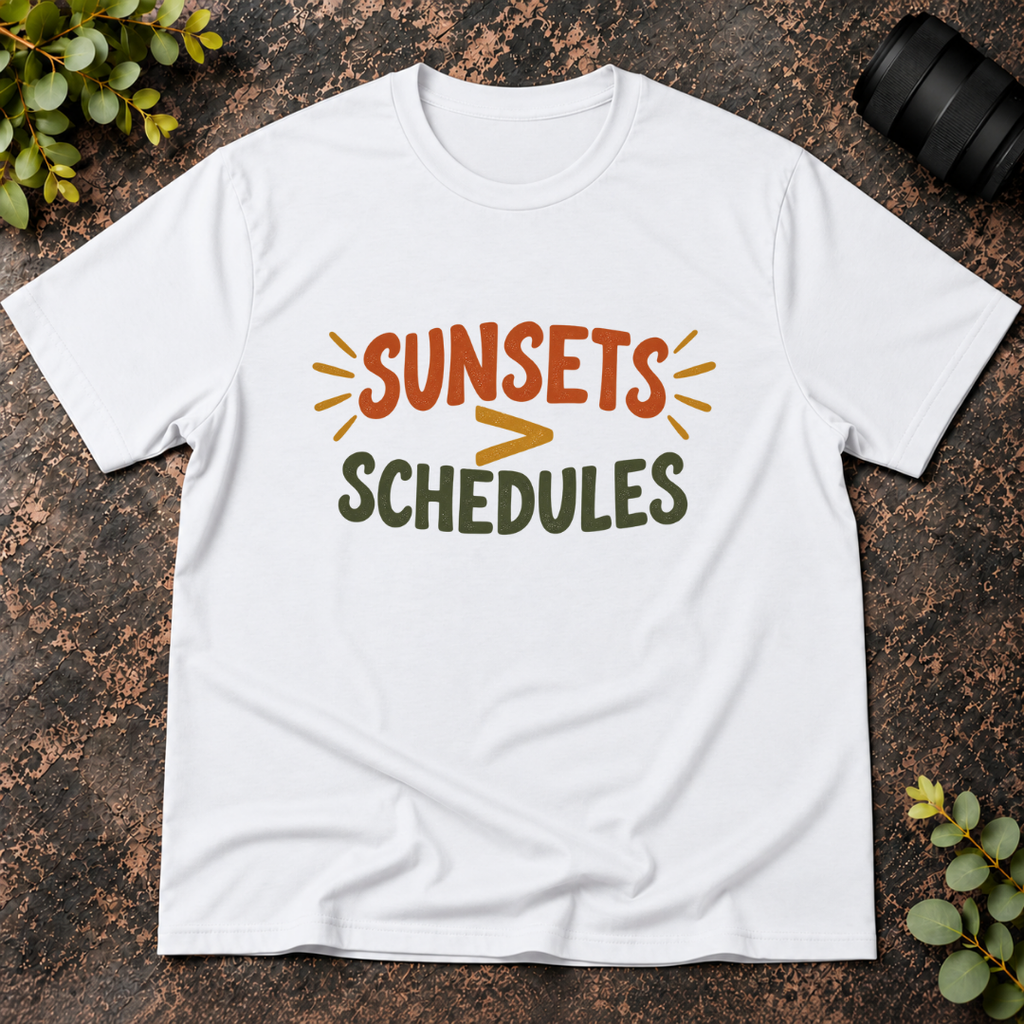 Sunsets Greater Than Schedules T-Shirt
