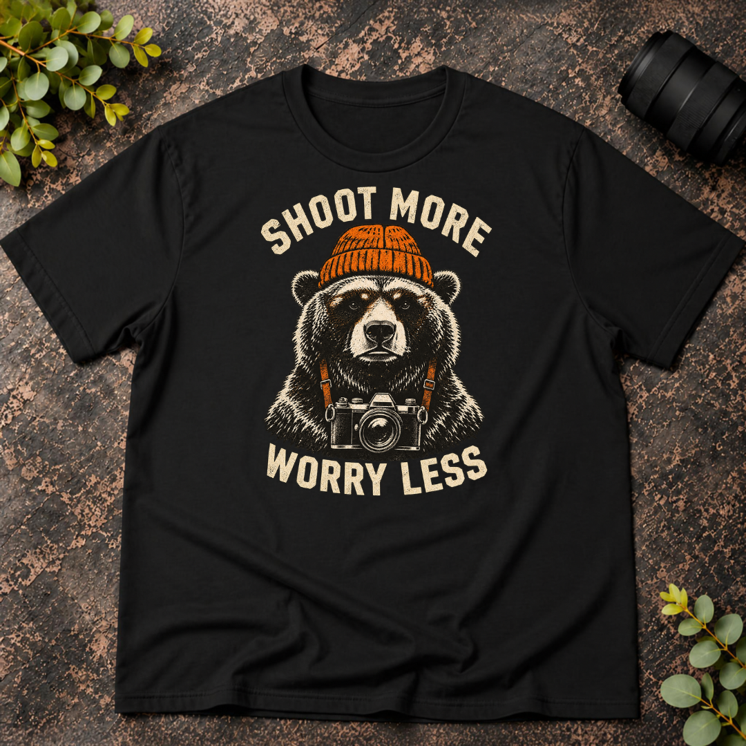 Shoot More Worry Less T-Shirt