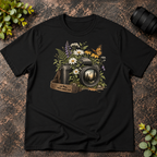 Photo Junkie Camera with a Butterfly T-Shirt