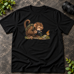 Monkey Shooting the Butterfly T-Shirt
