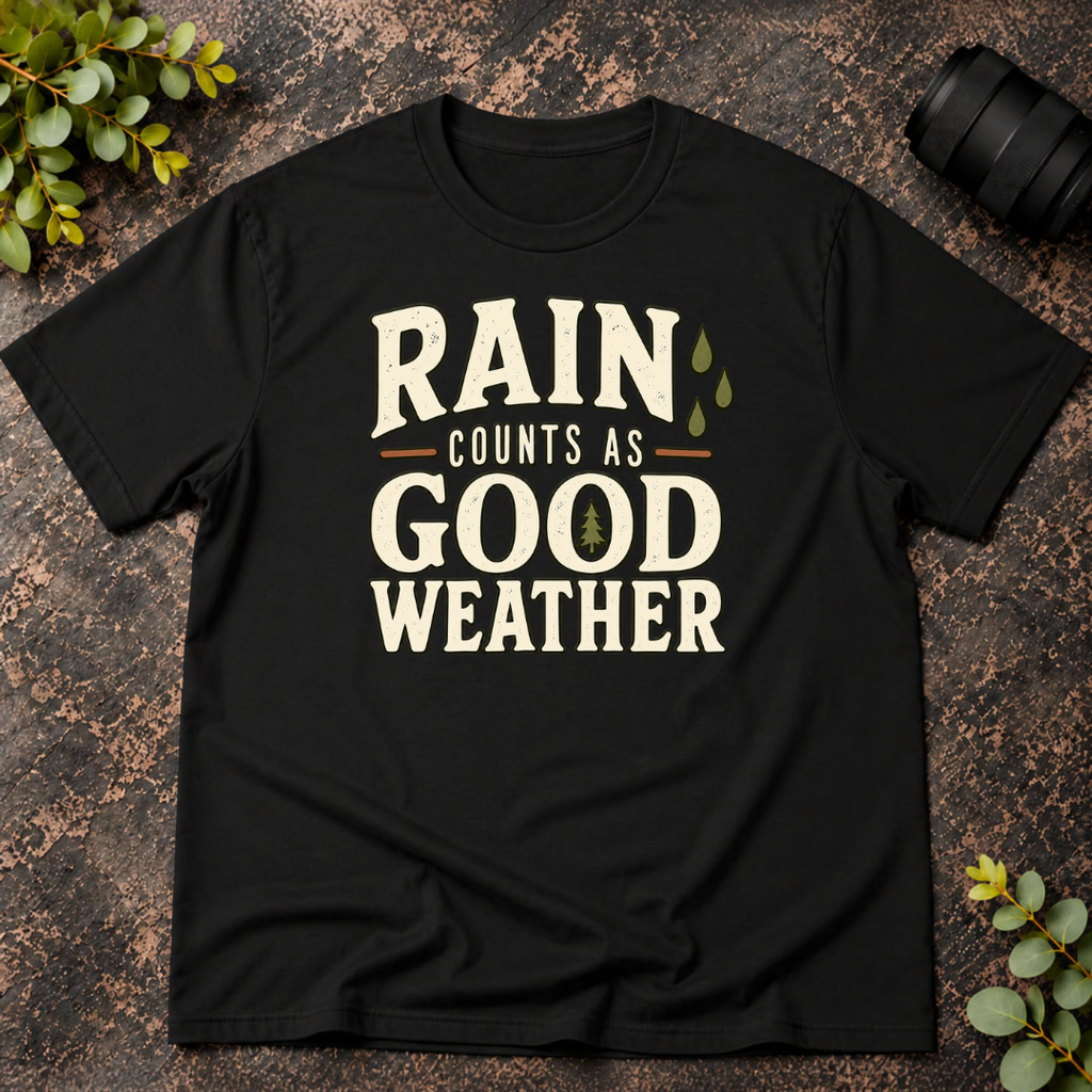 Rain Counts as Good Weather T-Shirt