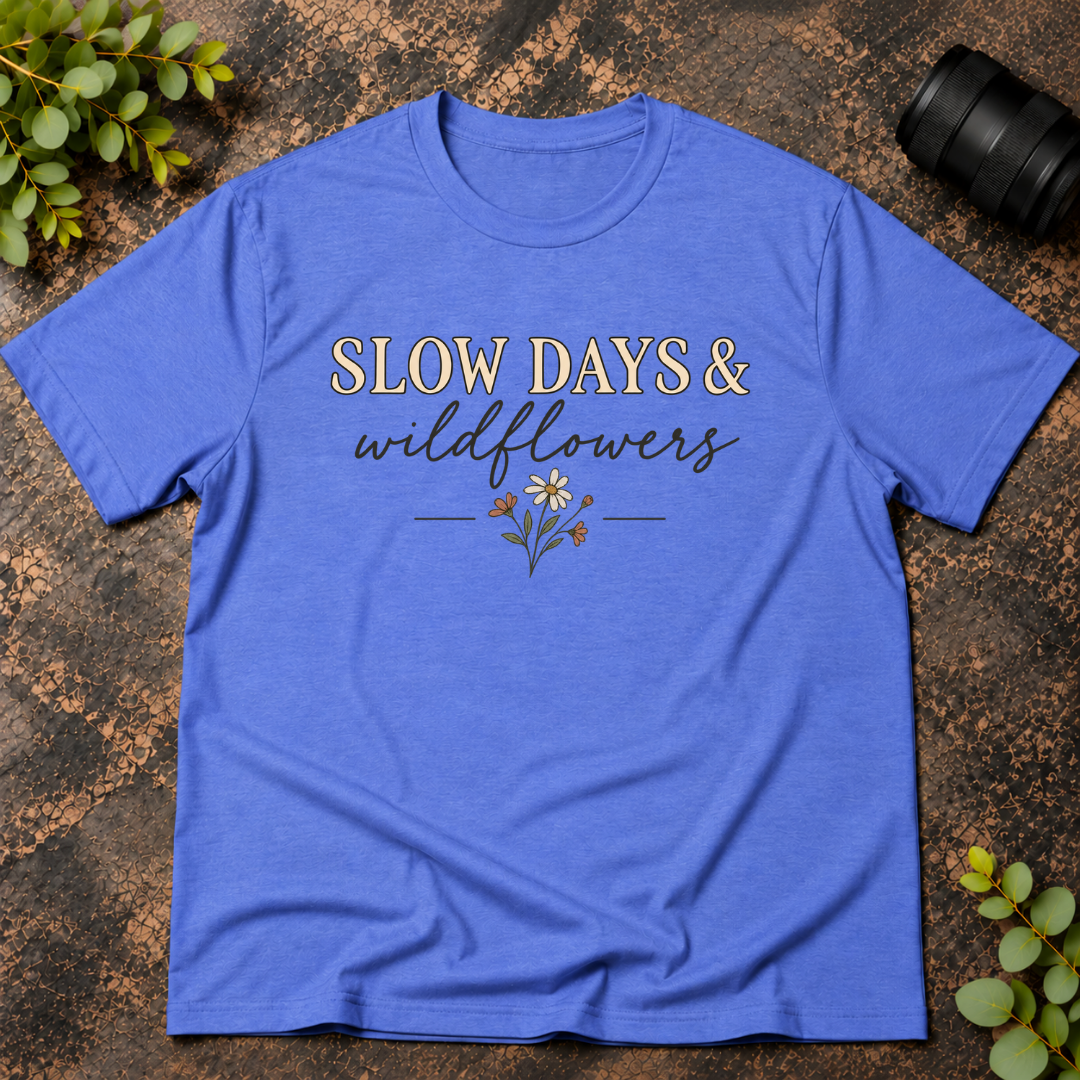 Slow Days and Wildflowers T-Shirt
