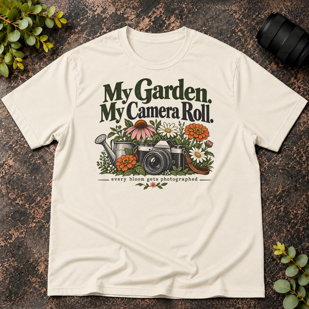 My Garden. My Camera Roll. T-Shirt