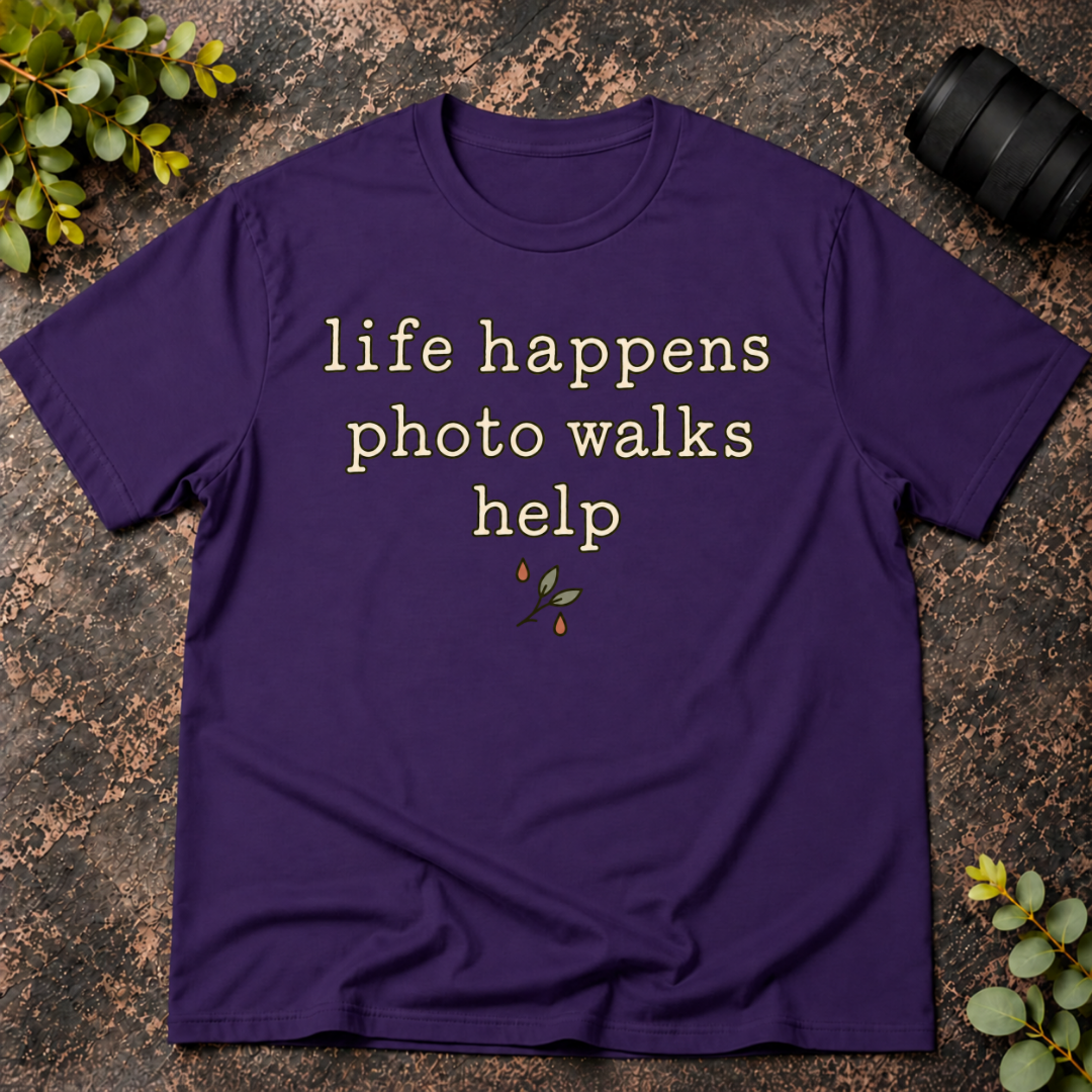 Life Happens Photo Walks Help T-Shirt