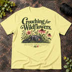 Crouching For WildFlowers Obviously Taking Pictures T-Shirt