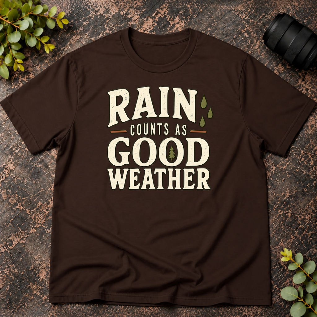 Rain Counts as Good Weather T-Shirt