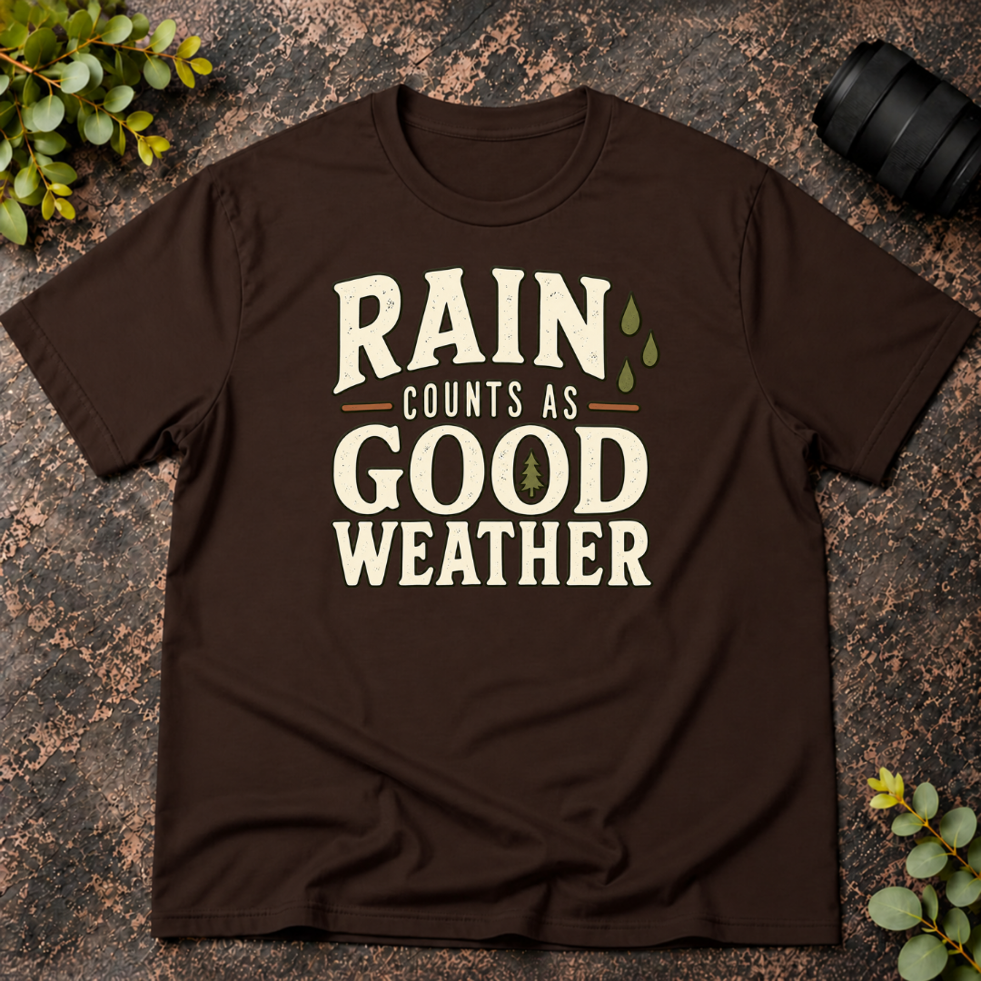 Rain Counts as Good Weather T-Shirt