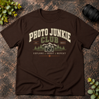 Photo Junkie Club Explore.Shoot.Repeat T-Shirt