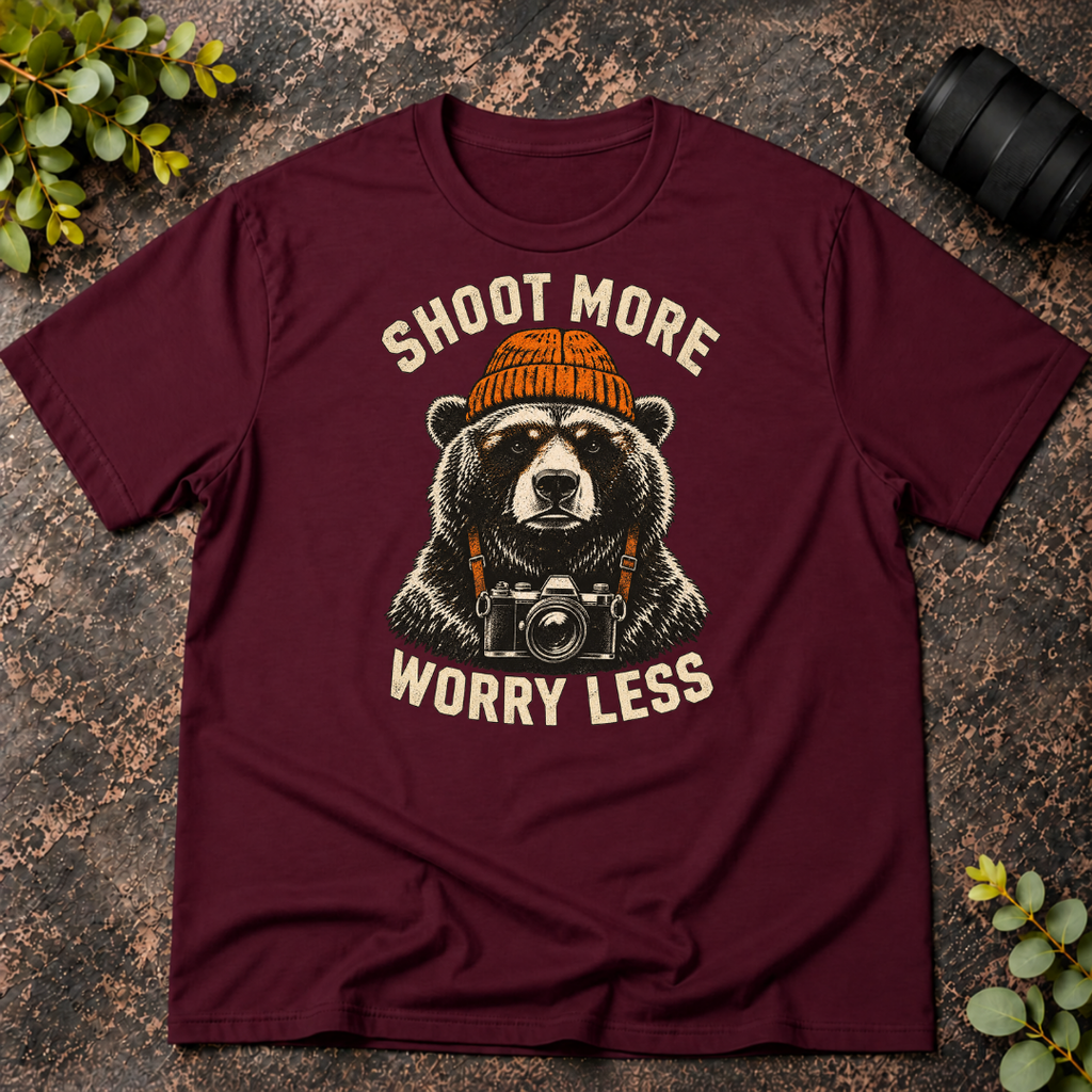 Shoot More Worry Less T-Shirt