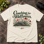Crouching For WildFlowers Obviously Taking Pictures T-Shirt
