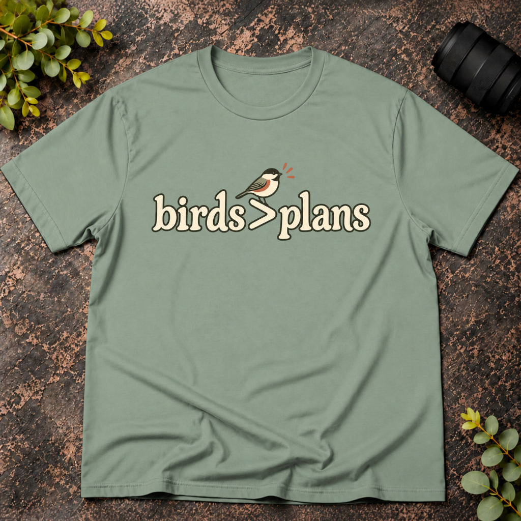 Birds Greater than Plans T-Shirt