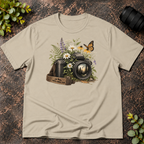 Photo Junkie Camera with a Butterfly T-Shirt